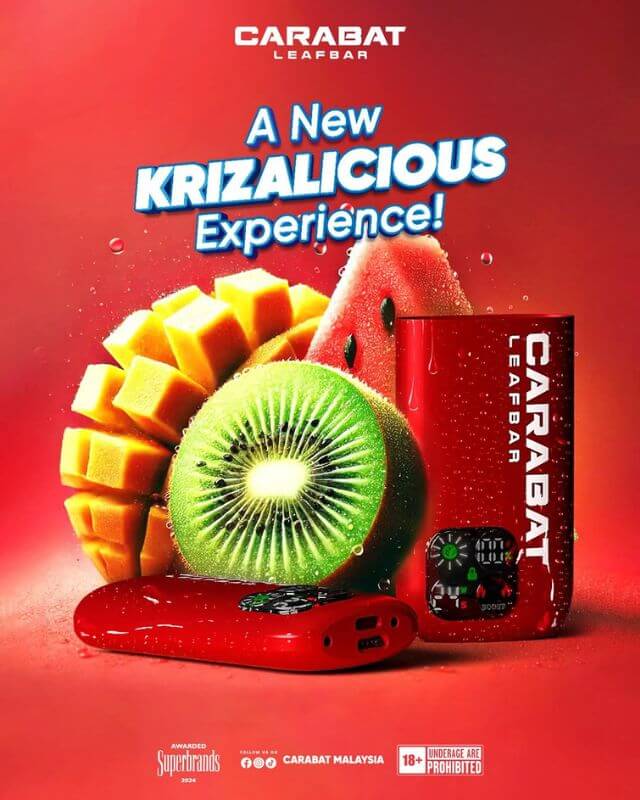 CARABAT-LEAFBAR-KIWI-MANGO-WATERMELON-SG-Vape-Hub